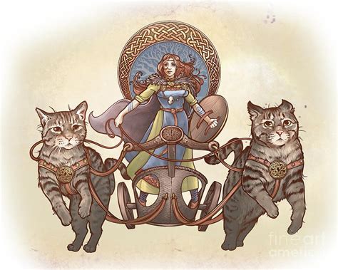 Pagan deities connected with felines
